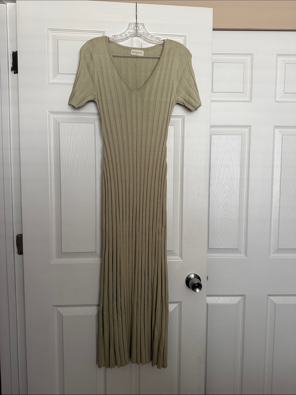 Worth Collective Pistachio Green Oakley Knit Midaxi Dress XS